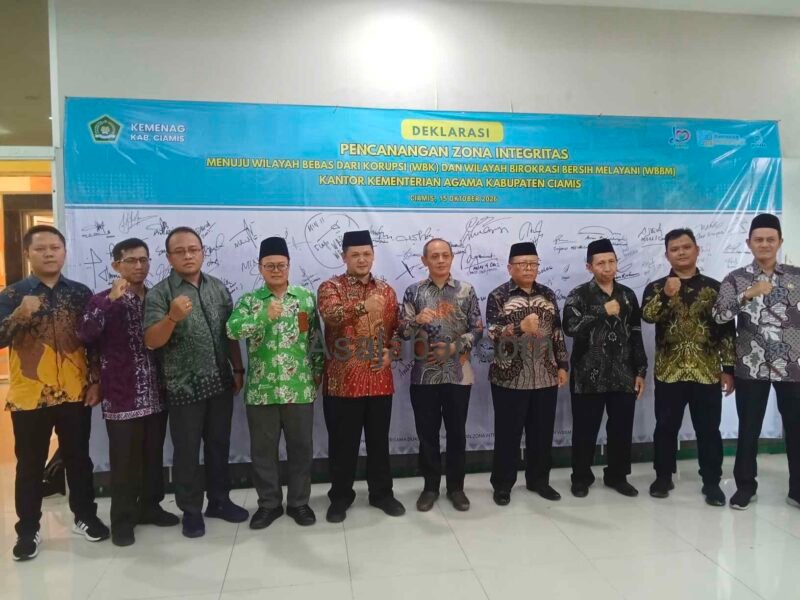 Deklarasi Zona Integritas di Kantor Kemenag Ciamis 